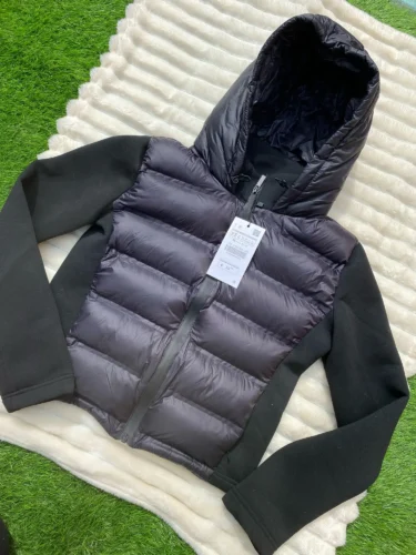 UNIZERA slim fit zipper hooded short warm jacket autumn and winter new product long sleeved solid color women's cotton jacket photo review