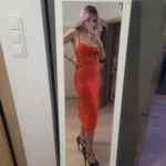 2024 explosive new dress summer high sensibility halter strap Spice Girl bag hip dress photo review