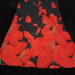 2024 European and American Cross Border Women's New Dress V-neck Sleeveless Sexy Printed Large Hem Foreign Trade Dress photo review