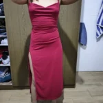 2024 explosive new dress summer high sensibility halter strap Spice Girl bag hip dress photo review