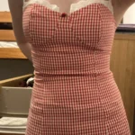 Candyhot Plaid Y2K Lace Vintage Spaghetti Strap Mini Dresses Backless Aesthetic Casual Slim Dress Evening Party Autumn Vestidos photo review