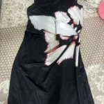 Black Dresses Women Summer New O-Neck Sleeveless Sexy Clubwear Hollow Out Dress Fashion Print Casual Elegant Slim Female Dresses photo review