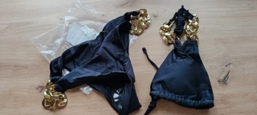 RUOTONGSEPT New Sexy Bikini 2023 Triangle Bathing Suit for Women Brazilian Bikini Set 2-piece Halter Swimwear Push Up Swimsuit photo review