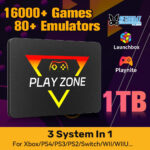 PlayZone 1TB Portable External Game SSD Handheld Game Console