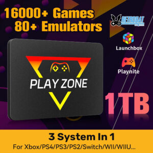 PlayZone 1TB Portable External Game SSD Handheld Game Console