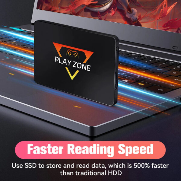 PlayZone 1TB Portable External Game SSD Handheld Game Console