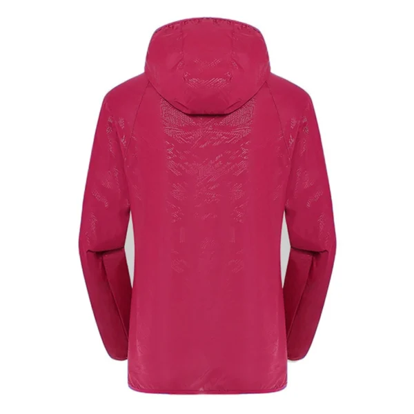 LNGXO Hiking Waterproof Jacket Women Men Camping Running Sun-Protective Windbreaker Quick Dry Outdoor Sport Rain Coat Unisex