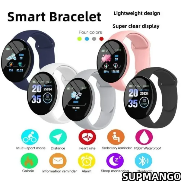 B41 Smart Watch Multi Function Step Connected Smart Watch For Men And Women Suitable For And Android