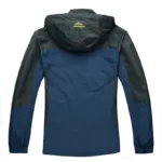 TRVLWEGO Camping Hiking Jacket Men Autumn Outdoor Sports Coats Climbing Trekking Windbreaker Travel Waterproof Jackets Black