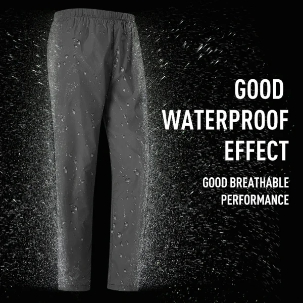 JNLN Men Women Waterproof Hiking Pants Camping Trekking Climbing Rain Pants Unisex Outdoor Sports Quick Dry Mountain Trousers