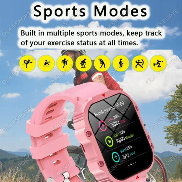 GPS Watch Tracker Outdoorsport Smart Watch Waterproof Phone Calls Heart Rate Monitor Weather Sync DIY Watch Faces Smart Bracelet