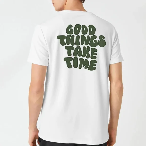 2025 Men's Summer New Fashion Loose Breathable Round Neck Letter Print Short Sleeve t-Shirt Daily Sports Casual Street Tops