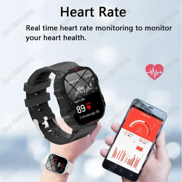 GPS Watch Tracker Outdoorsport Smart Watch Waterproof Phone Calls Heart Rate Monitor Weather Sync DIY Watch Faces Smart Bracelet