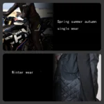 AMU Motorcycle Quick Take Off Waterproof Windproof Thermal Protective Pants Gor Men And Women