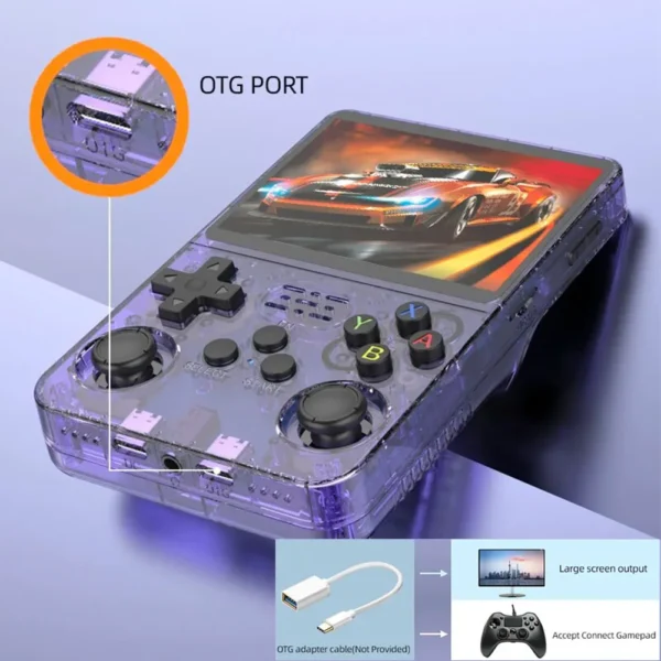 R36S Handheld Game Console 3.5 Inch IPS Screen Retro Game Console Linux System