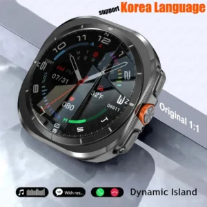 For Samsung Galaxy Watch 7 Ultra Support Korea GPS Compass NFC Smart Watch Outdoor Sport Man AMOLED BT Call Galaxy 7 Smartwatch