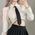 1PCS Unisex Black Simple Clip on Tie Security Tie Uniform Shirt Suit Neckties Steward Matte Funeral Lazy Neck Ties Students