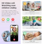Smart Watch Kids 4G GPS WIFI Location SOS Video Call Remote Monitor IP67 Waterproof Smart Phone Watch Smartwatch Children Gifts