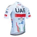 2025 White Cycling Jersey TEAM UAE Bike Vest Maillot Men Women Quick Dry Ropa Ciclismo Bicycle Jersey T-shirt