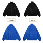 2024 Men's Jackets Streetwear Outdoor Casual Jacket Male Autumn New Trend Windbreak Coat Couple Fashion Loose Zipper Loose Tops