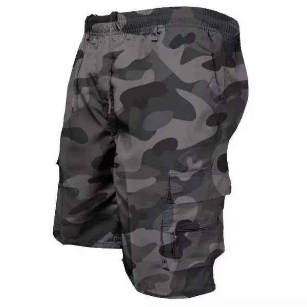 Foreign Trade Cargo Shorts Men's Thin Summer Men's Multi-flap Pocket Pants Xinjiang Cotton Outdoor Casual Sports Shorts Beach...