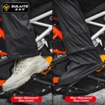 SULAITE Rain Suit Motorcycle Rain Gear Suit for Men & Women Jackets & Pants Reflective Waterproof Breathable Rainsuit