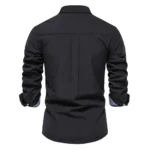 AIOPESON New Spring Cotton Blend Men's Oxford Shirt Long Sleeve Button Down Social Buinesss Casual Shirts for Men