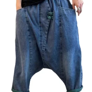 Max LuLu 2024 Spring Females Chinese Loose Cross Pants Womens Luxury Casual Harajuku Jeans Ladies Classic Vintage Denim Trousers