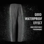 LNGXO Women Men Hiking Pants Outdoor Waterproof Pants Unisex Climbing Camping Sports Quick Dry Mountain Rain Trousers Anti UV
