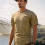 Men's Summer Quick Dry Pullerover O-Neck Lapel Tees Breathable Camping Trekking Hiking Climbing Quick Dry Sports M-4XL T-Shirt