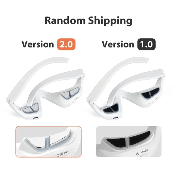 3D EMS Eye Massager with Red Light