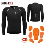 WOSAWE Motorcycle Jacket Full Body Armor Protection Jackets Motocross Racing Clothing Moto Riding Protectors CE Certification