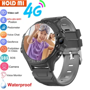 Smart Watch Kids 4G GPS WIFI Location SOS Video Call Remote Monitor IP67 Waterproof Smart Phone Watch Smartwatch Children Gifts