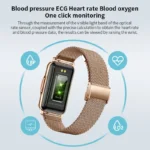 Classic Smart Bracelet Ladies Smart Watch Men Heart Rate Blood Oxygen Waterproof Sports Smart Strap Women Watch For Android IOS