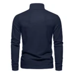 AIOPESON 2023 New Men's Deer Embroidery Polo Shirts Solid Color Long Sleeve Social Business Male