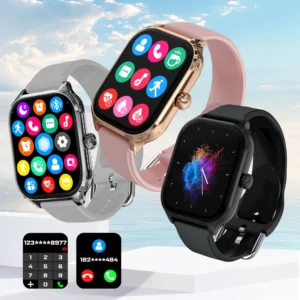LAXASFIT H9 and H6 Smartwatch Dial to Answer Calls Calorie Tracking Heart Rate Blood Oxygen Monitoring Bluetooth Smart Watch