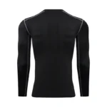 2024 Men's Long Sleeved Sports T-Shirt With High Elasticity And Quick Drying Solid Color Long Sleeves