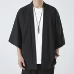black-kimono