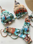 RUOTONGSEPT 2023 Popular Womens Beachwear Sexy Bikinis Set Hot Sport Swimwear Push-Up Padded Swimsuit Exquisite Bather Swimwear