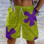 Fashionable New Youth Popular Sweatpants Simple Men's Five-Quarters Thin Loose Seaside Vacation Summer Casual