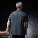 Men Head Chef Food service Kitchen Cooking Costume Pizzaiolo Cook Uniform Restaurant Chef's Jackets Bakery Cafe Working Clothes