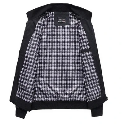 Spring and Autumn Men's Coat Fashion Trend Casual Jacket Large Loose Cardigan Middle aged Dad's Fashion Baseball Jacket