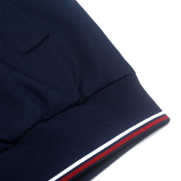 Men's Baseball Jacket Spring Thin Zipper Stand Collar Top Navy Blue Student Sports Jacket