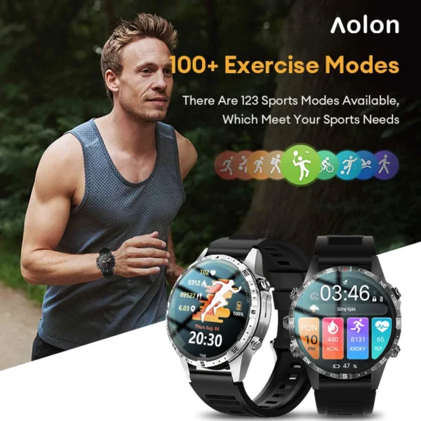 2025 New Smart Watch 1.6inch TFT Full Touch Screen HD Bluetooth Call Sport Fitness Tracker Waterproof Smartwatch