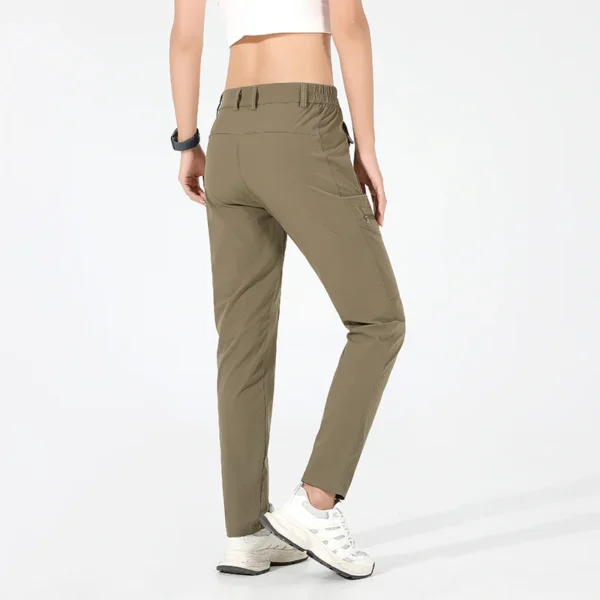 JNLN Hiking Pants Women 4-Way Stretch Waterproof Summer Cargo Pants Trekking Climbing Camping Outdoor Sports Mountain Trousers