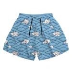 Anime Casual Shorts Men Women Manga Cartoon Sports Gym Shorts Fitness 3D Print Quick Dry Mesh Board Shorts Summer Male