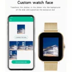 Smart Watch Android Phone 1.44'' Inch Color Screen Bluetooth Call Blood Oxygen/Pressure Monitoring Smart Watch Women Men