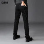 Men Classic Advanced Fashion Brand Jeans Jean Homme Man Soft Stretch Black Biker Masculino Denim Trousers Mens Pants Overalls