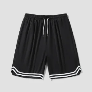 Summer New Shorts, Men's Casual Pants, Sports Basketball Pants, Capri Pants, Loose Outdoor Quick Drying, Ice Silk Fashion Brand,