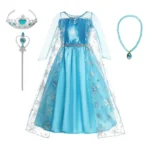 2025 Carnival Party Ball Dress, children's dress Princess dress, Cosplay Princess dress + accessories